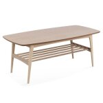 Table basse rectangulaire en ch�ne massif - oviala