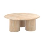 Table basse ronde en bois de manguier d90 cm - sacha - rendez - vous déco Table basse ronde en bois de manguier d90 cm - sacha - rendez - vous déco