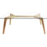 Table basse verre & bois polax 110cm transparent - paris prix - rectangulaire - contemporain - design ... Table basse verre & bois polax 110cm transparent - paris prix - rectangulaire - contemporain - design ...