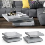 Vicco table basse elias b�ton 70 x 34 cm