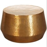 Wohnling basse wohnling Ø 60 cm table dappoint table basse en or table de salon ronde Wohnling basse wohnling Ø 60 cm table dappoint table basse en or table de salon ronde