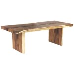 Table rectangulaire 8 personnes en bois de suar 220 cm - tanah - rendez - vous déco Table rectangulaire 8 personnes en bois de suar 220 cm - tanah - rendez - vous déco