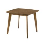 Table carrée 4 personnes en bois foncé finition noyer 90 cm - julio - rendez - vous déco Table carrée 4 personnes en bois foncé finition noyer 90 cm - julio - rendez - vous déco
