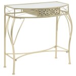 Table console table dappoint pour couloir porche salon ou chambre à coucher métal et verre 82x39x76 cmdoré ... Table console table dappoint pour couloir porche salon ou chambre à coucher métal et verre 82x39x76 cmdoré ...