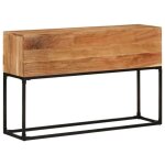 Table console 120x30x75 cm bois dacacia massif