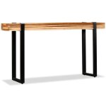 Table console en bois de rcupration massif - vidaxl - style vintage - aspect bois - rectangulaire