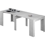 Table console extensible coloris bton - 78 x 90 x 50 cm