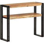 Table console - vidaxl - 90x30x75 cm - bois dacacia massif - style classique - durable Table console - vidaxl - 90x30x75 cm - bois dacacia massif - style classique - durable