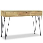 Vidaxl table console 120 x 35 x 76 cm teck massif Vidaxl table console 120 x 35 x 76 cm teck massif