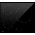 Table de cuisson induction oceanic 3 foyers l60 x p52 cm oceati3z7b