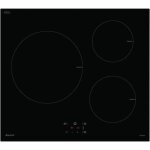 Table de cuisson induction sauter - 3 foyers - l60 cm - si934b - 7200w - noir
