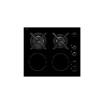 Table de cuisson mixte gaz / induction sauter spi6414bm - 4 feux - noir