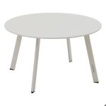 Table dappoint de jardin ronde saona argile 70 x 40cm en acier - hesp�ride