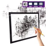 Table � dessin - homewell - yipeema - a3 - 47x34. 5x0. 5cm - led ajustable