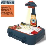 Table � dessin de projecteur bleu pour enfants tableau de peinture jouet �ducatif multifonctionnel pour ...