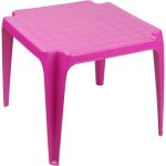 Table empilable - sunny days - tavolo baby - fushia - plastique - ext�rieur - enfant