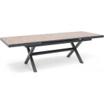 Table extensible 10 places en aluminium et c�ramique - oviala