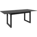 Table extensible austin 80a - décor ardoise foncé et anthracite - allonge de 40 cm incluse - l160 - 200 ... Table extensible austin 80a - décor ardoise foncé et anthracite - allonge de 40 cm incluse - l160 - 200 ...