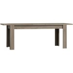 Table extensible pour salle  manger farra. dimensions 160 - 200 cm avec rallonge. coloris oak canyon ...