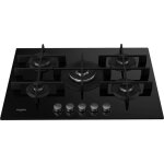 Table de cuisson au gaz - whirlpool - gowl758nbfr - noir - 75 cm - allumage lectronique