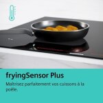 Table induction - siemens - iq700 - 4 foyers - 60 cm - noir - dual lightslider