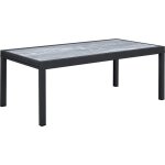 Table jardin en aluminium extensible lagos - 200 / 320 x 105 x 76 cm - gris
