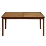 Miliboo - table de jardin extensible rallonges intgres en bois massif l160 - 210 cm mayel