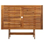 Table de jardin pliable bois dacacia massif - 120x70x75 cm - keenso - conception pliante dbaiyi - ddis ...