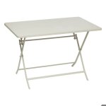 Table de jardin pliante rectangulaire greensboro argile 4 places - hesp�ride