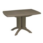 Table de jardin pliante en r�sine vega - grosfillex - 118 x 77 cm vert for�t