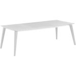 Table de jardin - rectangulaire - blanc - en rsine - 8  10 personnes - lima - allibert by keter