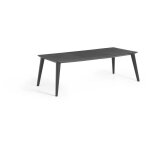 Table de jardin - rectangulaire - gris graphite - en rsine - 8  10 personnes - lima - allibert by keter ...
