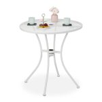 Relaxdays table de jardin avec trou pour parasol avec bouchon aspect grillagé acier robuste hxd : 72x70 ... Relaxdays table de jardin avec trou pour parasol avec bouchon aspect grillagé acier robuste hxd : 72x70 ...