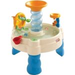 Table de jeux deau bleue - little tikes - table deau spirale - pvc - roues hydrauliques