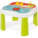 Table de jeux extrieure smoby - sable et eau - 2 bacs amovibles - anti - uv