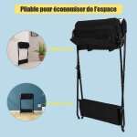 Table � langer pliante pour b�b� - homewell - yiyi - contemporain - mixte - noir