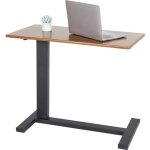 Table de lit  roulettes table roulante hauteur rglable de 66  90 cm pour lit mdicalis ordinateur ...