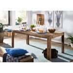 Table � manger carr�e - bois massif de palissandre teint� (smoked cherry) - toronto 157