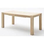 Table à manger extensible en bois massif chêne bianco - l. 180 - 230 x h. 78 x p. 90 cm Table à manger extensible en bois massif chêne bianco - l. 180 - 230 x h. 78 x p. 90 cm