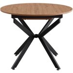 Table � manger extensible effet bois 4 / 6 personnes 100 / 140 cm - marius