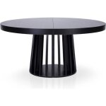 Table à manger extensible - paris prix - laize - 150 - 300 cm - ovale - noir Table à manger extensible - paris prix - laize - 150 - 300 cm - ovale - noir