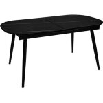 Table à manger extensible plateau verre trempé effet marbre - longueur 160 x profondeur 90 x hauteur ... Table à manger extensible plateau verre trempé effet marbre - longueur 160 x profondeur 90 x hauteur ...
