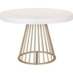 Table à manger extensible - paris prix - modèle resoa - 110 - 260 cm - 12 places - blanc Table à manger extensible - paris prix - modèle resoa - 110 - 260 cm - 12 places - blanc