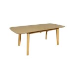 Table  manger extensible rectangulaire placage chne 4 - 6 places holy