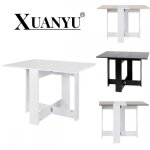 Table à manger pliante xuanyu - blanc - cuisine - carré - 1 place - 76x73x102cm Table à manger pliante xuanyu - blanc - cuisine - carré - 1 place - 76x73x102cm