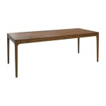 Table à manger rectangulaire noyer bois dhévéa et placage frêne 8 places elena Table à manger rectangulaire noyer bois dhévéa et placage frêne 8 places elena