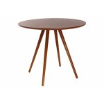 Table à manger ronde design noyer miliboo - artik - 4 personnes - style scandinave moderne Table à manger ronde design noyer miliboo - artik - 4 personnes - style scandinave moderne