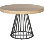 Table à manger ronde virginia 110 - 260cm beige - paris prix - contemporain - design - 12 places Table à manger ronde virginia 110 - 260cm beige - paris prix - contemporain - design - 12 places
