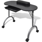 Table de manucure cosmétiques pliante 90 x 37 x 68 cm beauté table de travail informnatique avec roulettes ... Table de manucure cosmétiques pliante 90 x 37 x 68 cm beauté table de travail informnatique avec roulettes ...