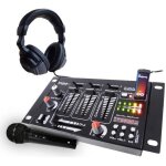 Table de mixage - ibiza sound dj21mk2 - 4 voies 7 entr�es usb - casque dj - micro noir